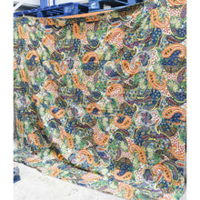 Load image into Gallery viewer, Printed cotton Canther stitched. Washable.. Lined. Double bed size. £65
